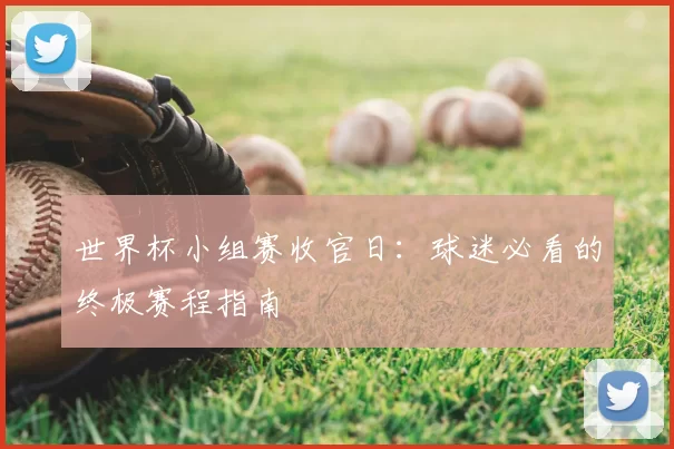 世界杯小组赛收官日：球迷必看的终极赛程指南