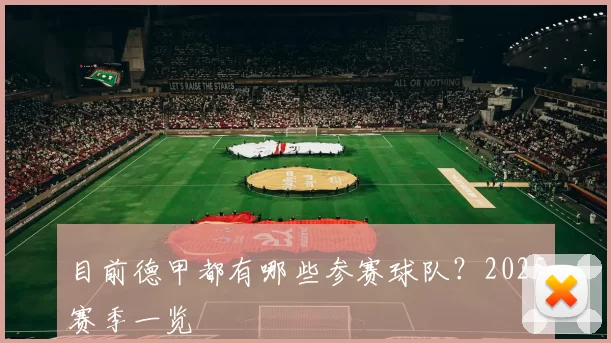 目前德甲都有哪些参赛球队?2025赛季一览
