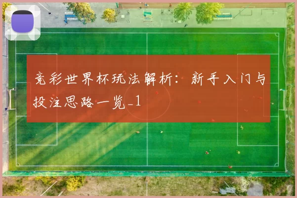 竞彩世界杯玩法解析：新手入门与投注思路一览_1
